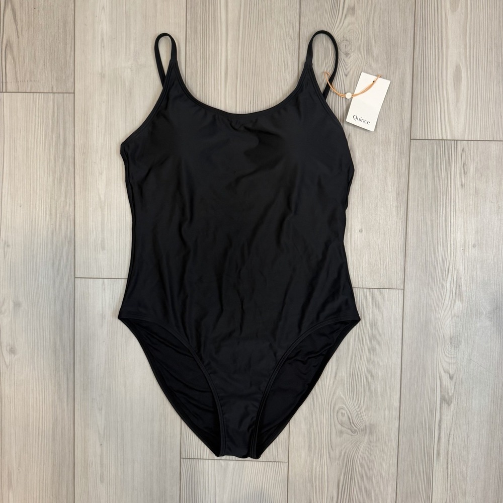 Quince Black One-Piece Swimsuit